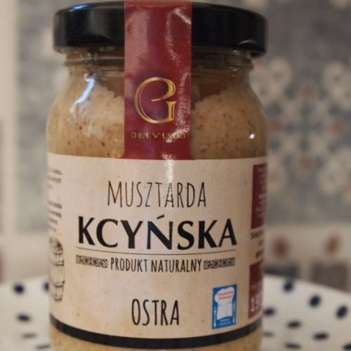 musztarda kcyńska ostra Grewling bez konserwantów
