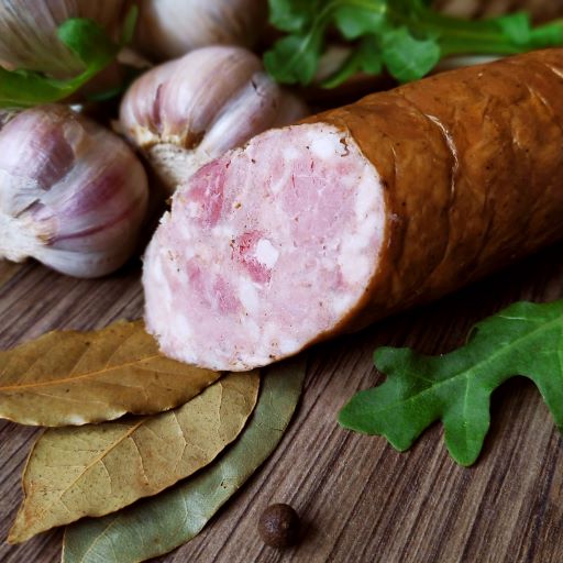 swojska kiełbasa głogowska Skurpie
