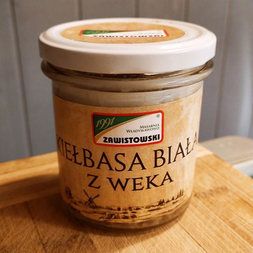 kiełbasa biała z weka Zawistowski do kupienia w Toruniu Spiżarnia Wędlin Toruń