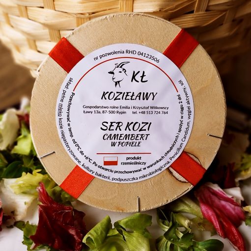 ser kozi camembert w popiele Kozieławy do kupienia w Toruniu z dostawą do domu