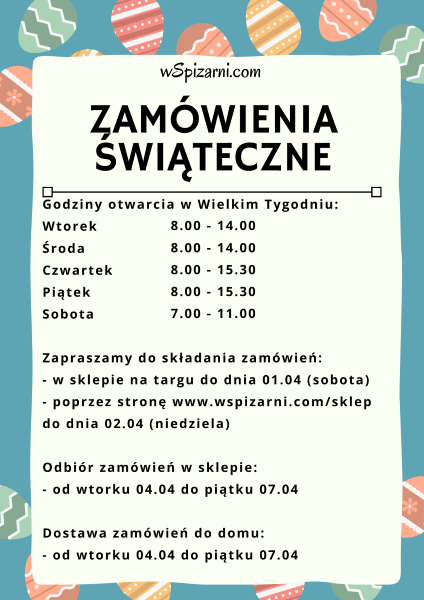 Zamówienia na Wielkanoc 2023 Spiżarnia Wędlin