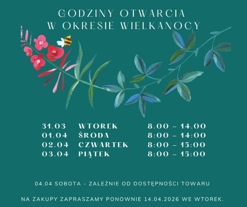 Wielkanoc Spiżarnia Wędlin Toruń godziny otwarcia